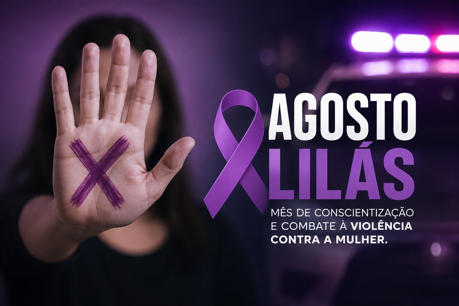Agosto Lilás começa com dois casos de ameaças contra mulheres em menos de uma hora no Oeste de SC